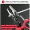 Multifunctional Pliers Tool Kit 5 IN 1 With 5 Interchangeable Heads Combination Lineman Pliers ,Cable Cutting ,Wire Stripping