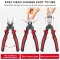 Multifunctional Pliers Tool Kit 5 IN 1 With 5 Interchangeable Heads Combination Lineman Pliers ,Cable Cutting ,Wire Stripping