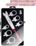 Interchangeable Flex Head Ratcheting Wrench Set 6 IN 1 8-19mm