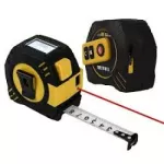 Rechargeable 2in1 Meter Finder 80m With LCD Display With 5m LCD Tape With Backlight Laser Distance