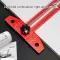Precisions Marking Ruler Square T Type Woodworking Scribers Measuring Tool 35cm