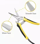 Scissors One Hand Stainless Steel Yellow