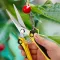 Scissors One Hand Stainless Steel Yellow