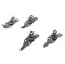 TOLSEN 4 IN 1 CIRCLIP PLIERS SET 6"
