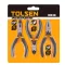 TOLSEN 3PCS MINI PLIERS SET 4.5"