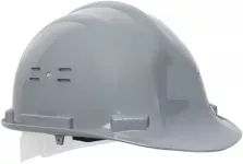 Vented Hard Hat, Safety Helmet, Made In Turkey, Gray Color