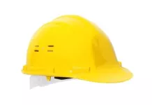 Vented Hard Hat, Safety Helmet, Made In Turkey, Yellow Color