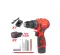 DURMIRI Cordless Drill / 12V-2.0A / Brushless +2 Battaries+ Charger