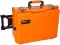 Mano Tough Case MTC-460 Plastic Tool Storage Unit With Plastic Dividers, Orange