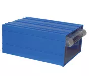 Plastic Drawers No. 60, Blue Color, Size 260×340×150 Mm, Brand: MANO, Made In Turkey
