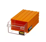 Plastic Drawers No. 40, Yellow Color, Size 124×196×80 Mm, Brand: MANO, Made In Turkey