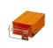 Plastic Drawers No. 40, Yellow Color, Size 124×196×80 Mm, Brand: MANO, Made In Turkey