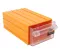 Plastic Drawers No. 40, Yellow Color, Size 124×196×80 Mm, Brand: MANO, Made In Turkey