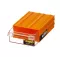 Plastic Drawers No. 20, Yellow Color, Size 100×140×52 Mm, Brand: MANO, Made In Turkey