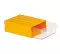 Plastic Drawers No. 20, Yellow Color, Size 100×140×52 Mm, Brand: MANO, Made In Turkey