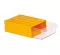 Plastic Drawers No. 10, Yellow Color, Size 85×120×40 Mm, Brand: MANO, Made In Turkey