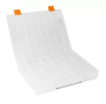Transparent Plastic Tool Organizer, 15 Inches, Size 380×285×56 Mm, Brand: MANO, Made In Turkey