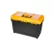 Jumbo Plastic Tool Box With Plastic Lock And Upper Compartments, 19 Inches, Size 486×267×320 Mm, Brand: MANO, Made In Turkey