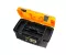 Plastic Tool Box With Plastic Lock And Upper Compartments, 22 Inches, Size 564×310×310 Mm, Brand: MANO, Made In Turkey.