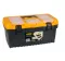 Plastic Tool Box With Plastic Lock And Upper Compartments, 22 Inches, Size 564×310×310 Mm, Brand: MANO, Made In Turkey.