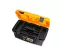 Plastic Tool Box With Plastic Lock And Upper Compartments, 19 Inches, Size 486×267×242 Mm, Brand: MANO, Made In Turkey