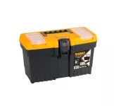 Jumbo Plastic Tool Box With Plastic Lock And Upper Compartments, 13 Inches, Size 320×155×187 Mm, Bra...