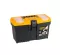 Jumbo Plastic Tool Box With Plastic Lock And Upper Compartments, 13 Inches, Size 320×155×187 Mm, Brand: MANO, Made In Turkey