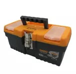 Plastic Tool Box With Metal Lock And Upper Compartments, 13 Inches, Size 320×155×139 Mm, Brand: MANO...