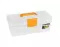 "Economical Transparent Plastic Tool Box, 12 Inches, Size 360×155×110 Mm, Brand: MANO, Made In Turkey