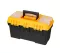 Plastic Tool Box With Upper Compartments And Inner Drawer, 17 Inches, Size 434×250×238 Mm, Brand: MANO, Made In Turkey