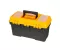 Plastic Tool Box With Upper Compartments And Sliding External Drawer, 17 Inches, Size 434×250×238 Mm, Brand: MANO, Made In Turkey