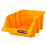 Open Plastic Storage Box, Yellow Color, No. 40, Size 310×490×195 Mm, Brand: MANO, Made In Turkey