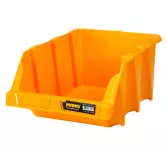 Open Plastic Storage Box, Yellow Color, No. 35, Size 265×420×177 Mm, Brand: MANO, Made In Turkey