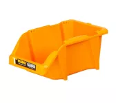 Open Plastic Storage Box, Yellow Color, No. 10, Size 103×165×75 Mm, Brand: MANO, Made In Turkey