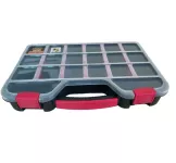 Plastic Tool Organizer, 13 Inches, Red Color, New Model, Size 362×257×48 Mm, Brand: MANO, Made In Tu...