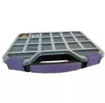 Plastic Tool Organizer, 13 Inches, Purple Color, Size 362×257×48 Mm, Brand: MANO, Made In Turkey