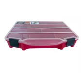 Plastic Tool Organizer, 10 Inches, Red Color, New Model, Size 251×200×44 Mm, Brand: MANO, Made In Tu...