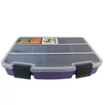 Plastic Tool Organizer, 7 Inches, Purple Color, Size 194×140×33 Mm, Brand: MANO, Made In Turkey