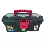 Plastic Tool Box With Upper Compartments, Red Color, New Model, 13 Inches, Size 320×165×135 Mm, Bran...