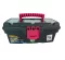 Plastic Tool Box With Upper Compartments, Red Color, New Model, 13 Inches, Size 320×165×135 Mm, Brand: MANO, Made In Turkey