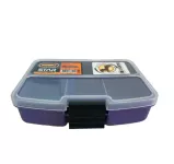 Plastic Tool Organizer, 5 Inches, Purple Color, Size 134×101×31 Mm, Brand: MANO, Made In Turkey