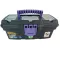 Plastic Tool Box With Upper Compartments, Purple Color, 13 Inches, Size 320×165×135 Mm, Brand: MANO, Made In Turkey