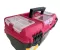 Plastic Tool Box With Upper Compartments And Movable Internal Drawers, Red Color, New Model, 17 Inches, Size 434×250×238 Mm, Brand: MANO