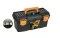 Plastic Tool Box, Yellow Color, 16 Inches, Size 410×206×192 Mm, Brand: MANO, Made In Turkey