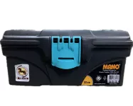 Plastic Tool Box, Turquoise Color, 13 Inches, Size 320×165×135 Mm, Brand: MANO, Made In Turkey