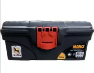 Plastic Tool Box, Red Color, 13 Inches, Size 320×165×135 Mm, Brand: MANO, Made In Turkey