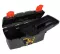 Plastic Tool Box With Upper Compartments, Red Color, 16 Inches, Size 410×206×192 Mm, Brand: MANO, Made In Turkey