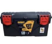 Plastic Tool Box, Red Color, 16 Inches, Size 410×206×192 Mm, Brand: MANO, Made In Turkey