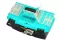 Plastic Tool Box With Upper Compartments And Internal Movable Drawers, Turquoise Color, 17 Inches, Size 434×250×238 Mm, Brand: MANO