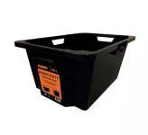 Heavy-duty Open Plastic Storage Box, 50 Liters, Size 406×602×302 Mm, Brand: MANO, Made In Turkey